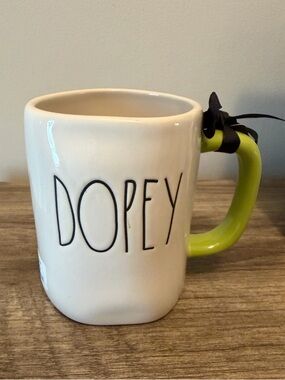 Rae Dunn Dopey mug from the Disney collection